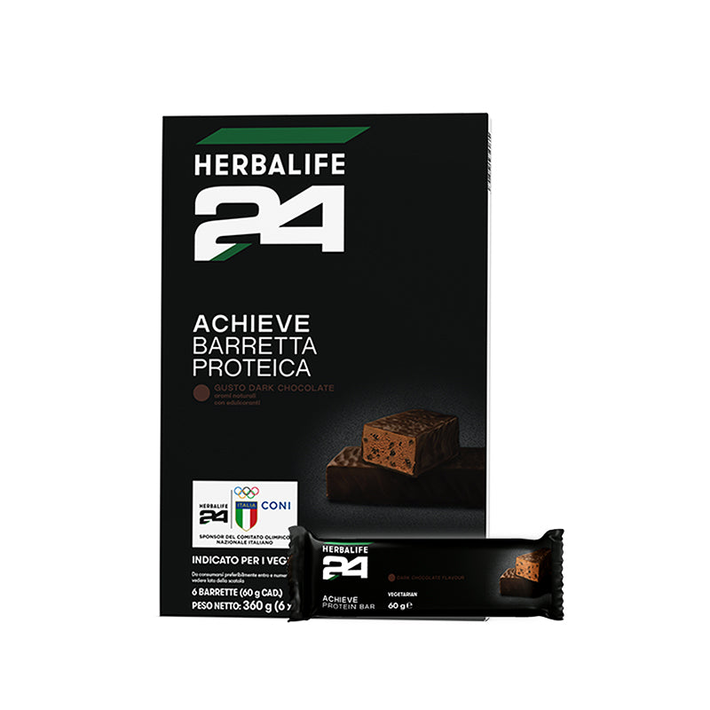 Barrette Proteiche H24 Achieve Dark Chocolate SKU 150K