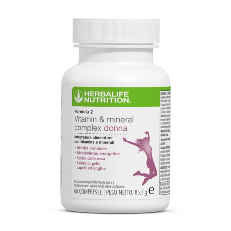 Formula 2 Vitamin & Mineral Complex Donna 60 Compresse SKU 1819