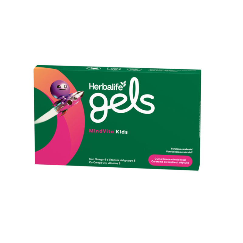 Herbalife Gels MindVita Kids Limone e frutti rossi 30 gelatine masticabili SKU 379K
