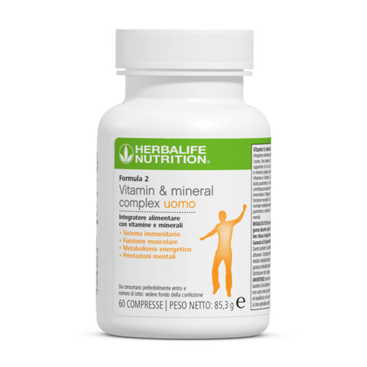 Formula 2 Vitamin & Mineral Complex Uomo 60 Compresse SKU 1800