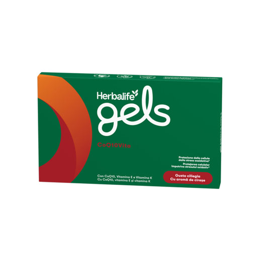 Herbalife Gels CoQ10Vita Ciliegia 30 gelatine masticabili SKU 378K