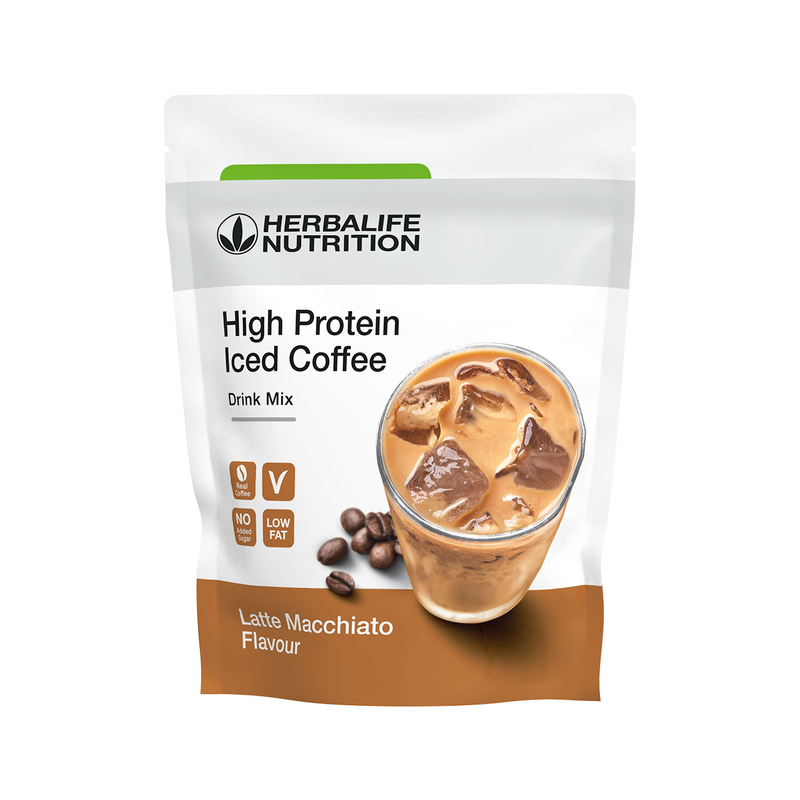 High Protein Iced Coffee Latte Macchiato 308 g SKU 012K