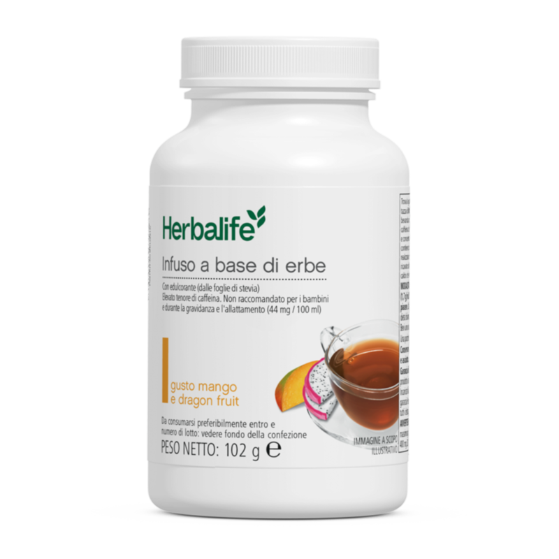 Infuso a base di erbe - Nuova formulazione - Gusto Mango e dragonfruit 102g SKU 331K